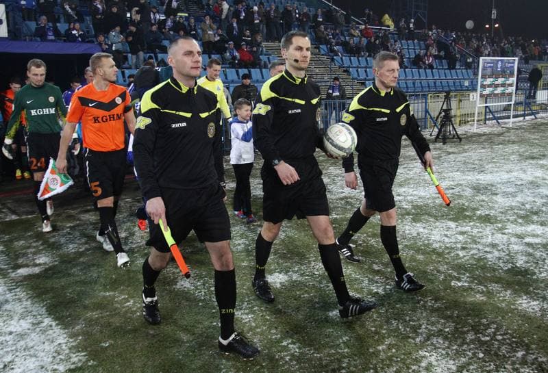 Football. Puchar Polski. Ruch Chorzow - Zaglebie Lubin. 13.03.2013
