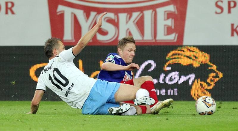 Football. Sparing. Piast Gliwice - Kolejarz Stroze. 10.03.2012
