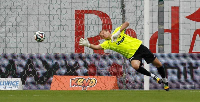 Football. T-Mobile Ekstraklasa. Piast Gliwice - Zawisza Bydgoszcz. 29.08.2014