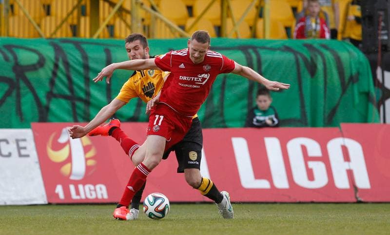 Football. I Liga. GKS Katowice - Bytovia Bytow. 11.04.2015