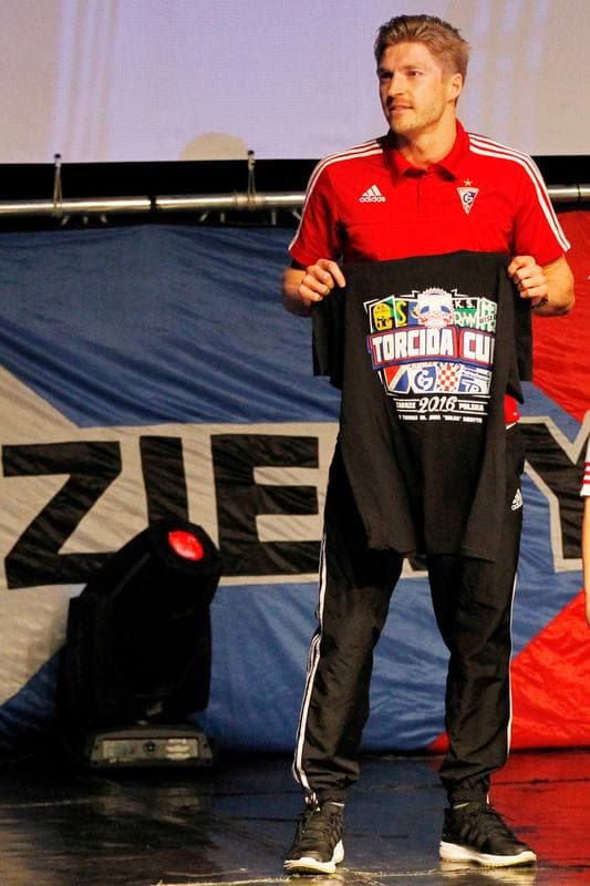 Football. Gornik Zabrze. Team Presentation. 09.02.2016