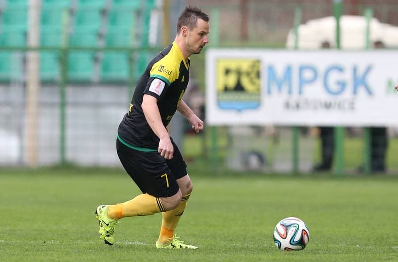 Football. I Liga. GKS Katowice - Olimpia Grudziadz. 16.04.2016