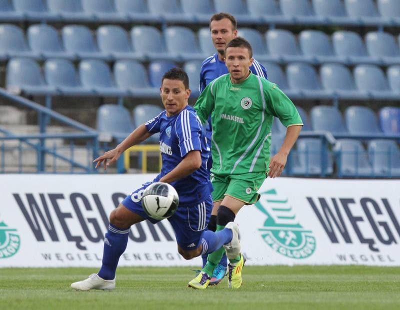 Football. Europa League. Ruch Chorzow - Metalurg Skopje. 19.07.2012