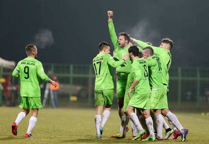 Football. I Liga. Rozwoj Katowice - Stomil Olsztyn. 11.03.2016