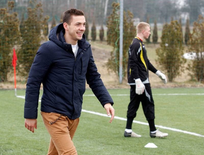 Football. Friendly Match. GKS Katowice - Rakow Czestochowa. 22.02.2014