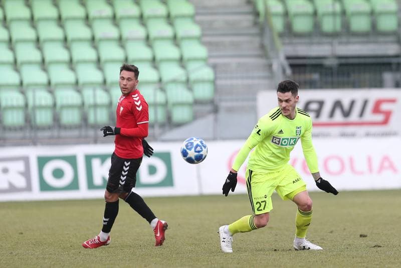 Football. Sparing. MFK Karvina - GKS Tychy. 01.02.2019