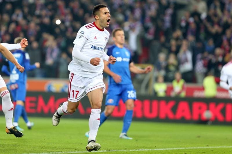 Football. Lotto Ekstraklasa. Gornik Zabrze - Lech Poznan. 04.11.2017