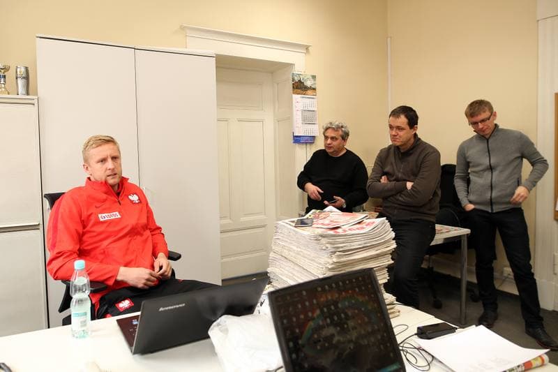 Football. Poland national team. Press Conference. 26.03.2018