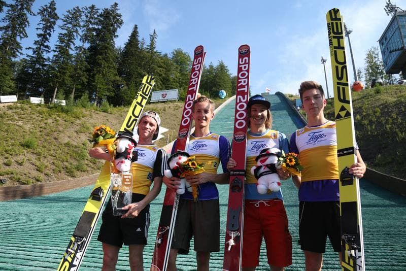 Ski Jumping. FIS Summer Grand Prix. Team Competition. 22.07.2016