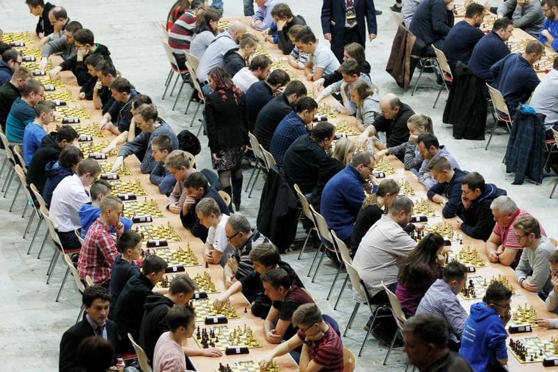 Chess. European Blitz Championship. 15.12.2017
