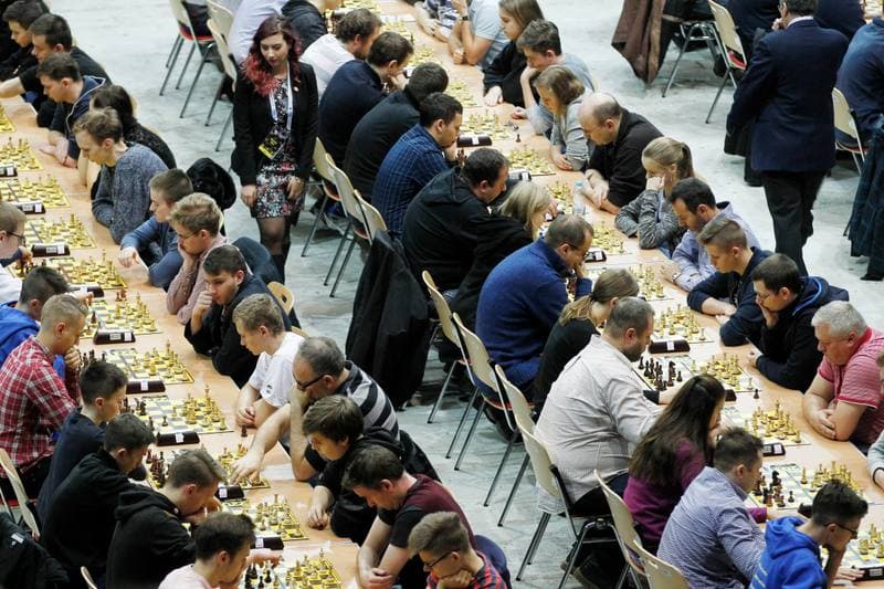 Chess. European Blitz Championship. 15.12.2017