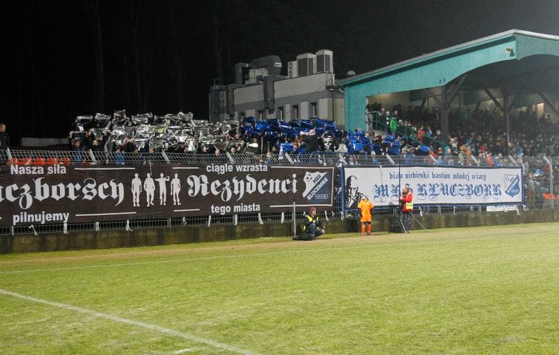 Football. I Liga. MKS Kluczbork - GKS Katowice. 12.03.2016