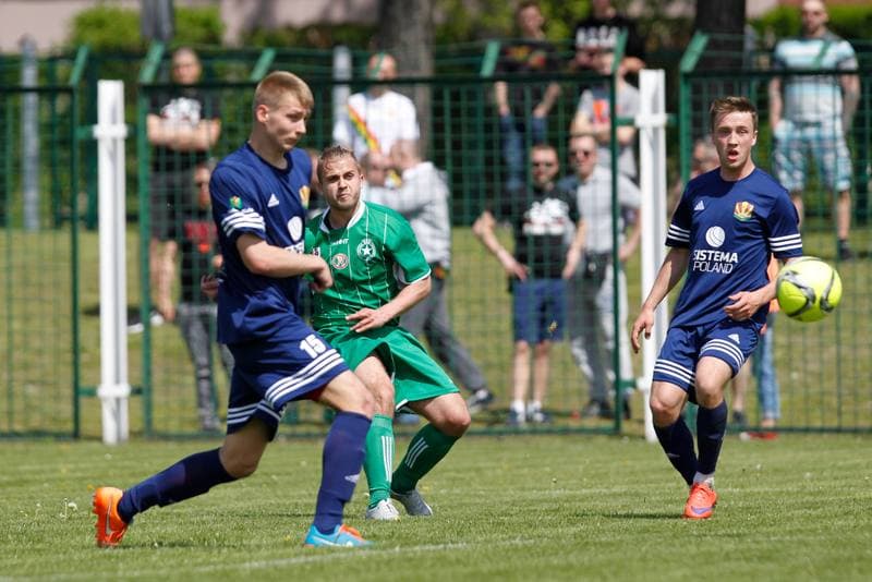 Football. III Liga. Grunwald Ruda Slaska - BKS Stal Bielsko-Biala. 07.05.2016