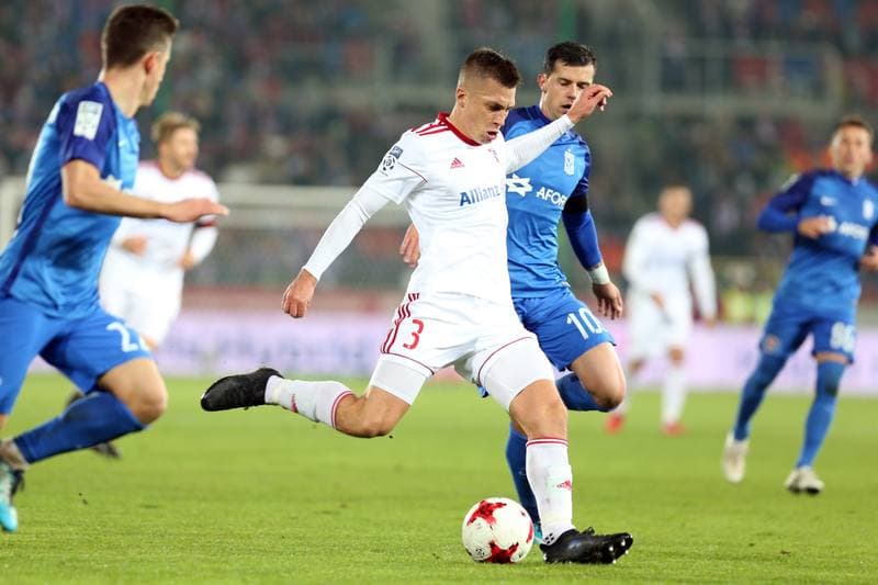 Football. Lotto Ekstraklasa. Gornik Zabrze - Lech Poznan. 04.11.2017