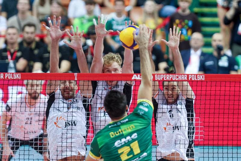 Volleyball. AL-KO Superpuchar Polski. Jastrzebski Wegiel - Aluron CMC Warta Zawiercie. 25.09.2024
