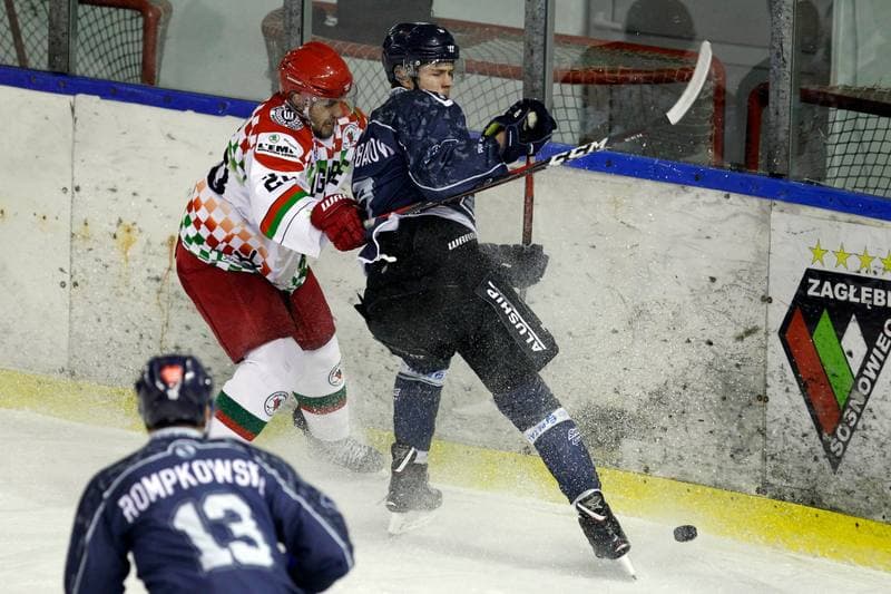 Ice Hockey. Polska Hokej Liga. Zaglebie Sosnowiec - MH Automatyka Gdansk. 02.10.2018