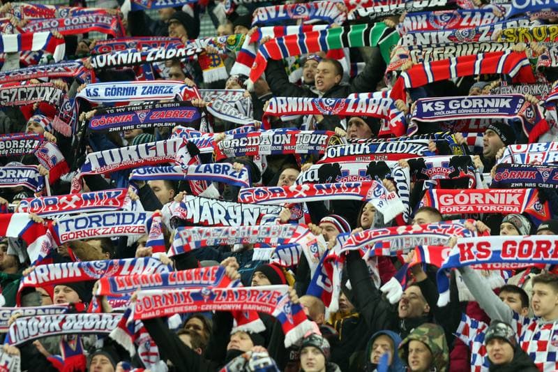 Football. Lotto Ekstraklasa. Gornik Zabrze - Lechia Gdansk. 08.12.2017