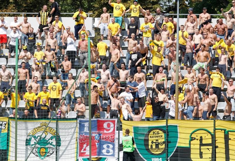Football. I Liga. Miedz Legnica - GKS Katowice. 10.08.2014
