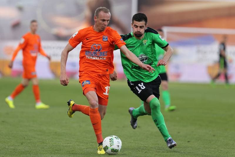 Football. Ekstraklasa. Termalica Bruk-Bet Nieciecza - Gornik Leczna. 30.04.2016