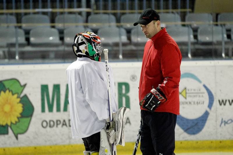 Ice Hockey. Poland national team. Training. 30.09.2018