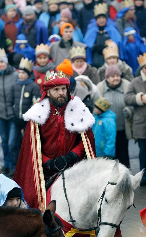 Three Kings Procession. Katowice. 06.01.2016