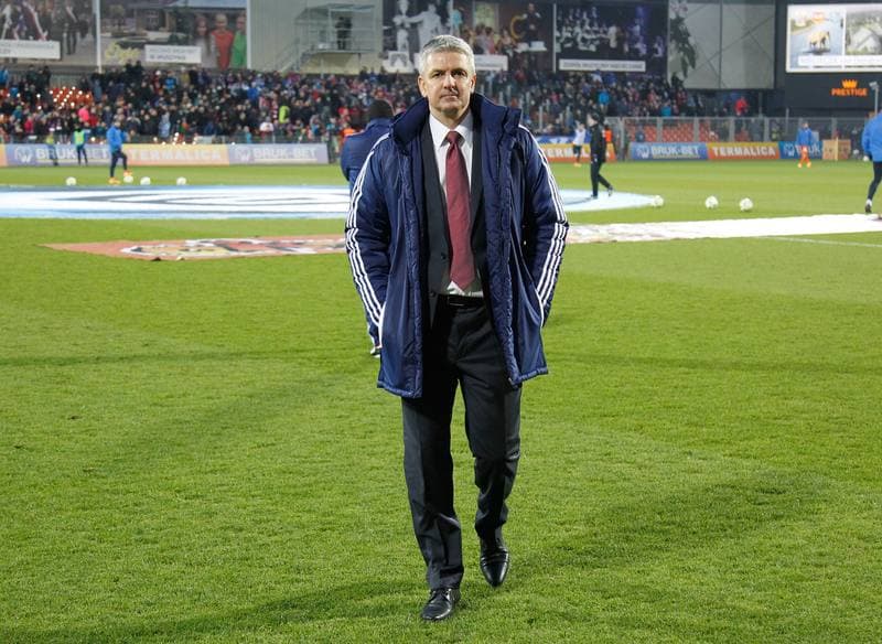 Football. Ekstraklasa. Termalica Bruk Bet Nieciecza - Wisla Krakow. 14.03.2016
