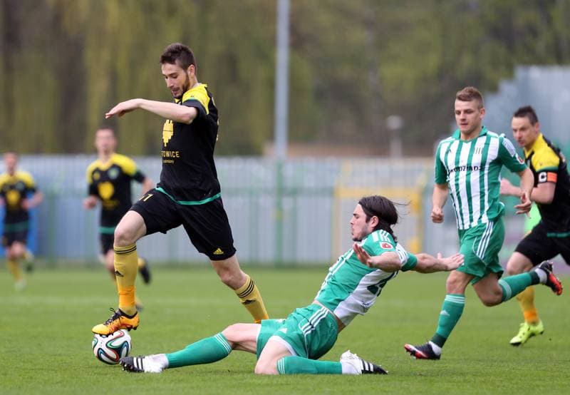 Football. I Liga. GKS Katowice - Olimpia Grudziadz. 16.04.2016