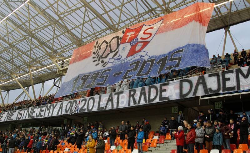 Football. PKO BP Ekstraklasa. Podbeskidzie Bielsko Biala - Zaglebie Lubin. 22.11.2015