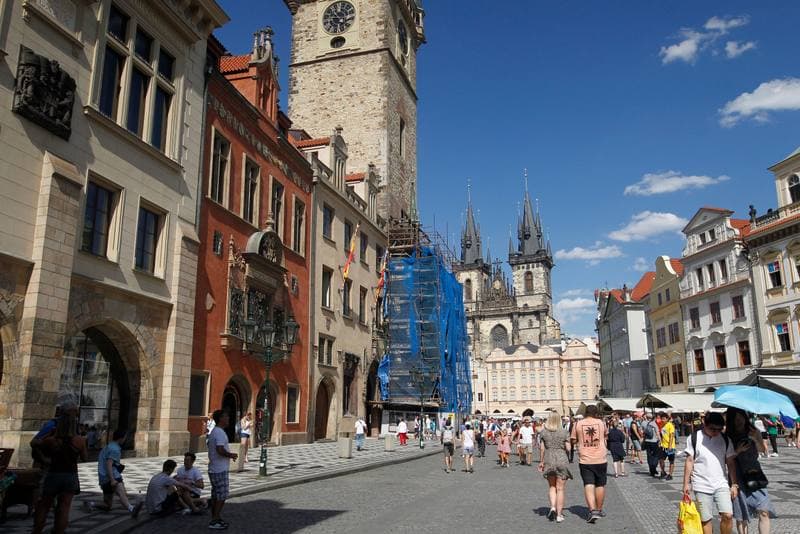 Architecture. Prague. 13.08.2018