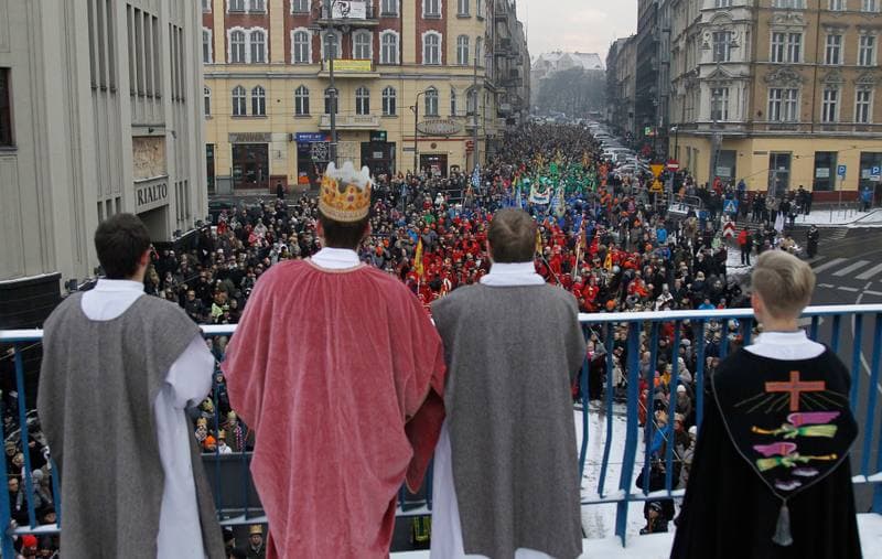 Three Kings Procession. Katowice. 06.01.2016