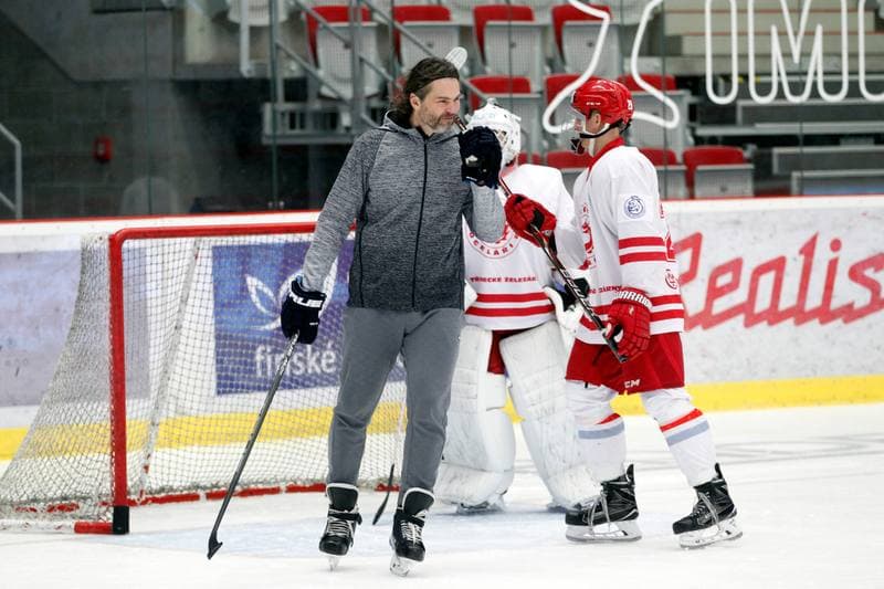 Ice Hockey. Ocelari Trinec. Training. 21.10.2018