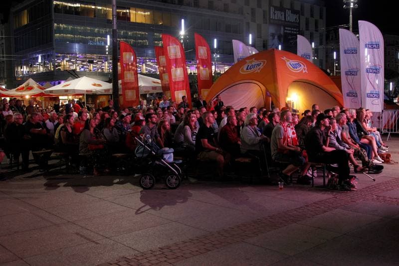 Volleyball. Eurovolley 2017. Fan Zone. 24.08.2017