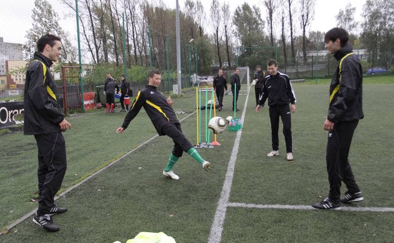 Football. Ruch Radzionkow. Training. 30.09.2010
