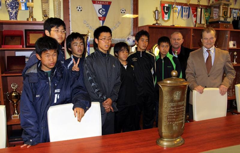 Football. Gornik Zabrze. Press Conference. 30.03.2010
