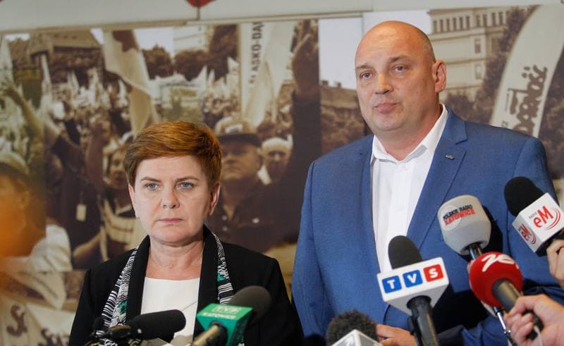Beata Szydlo. Meeting with NSZZ Solidarnosc Slasko - Dabrowska. 20.07.2015