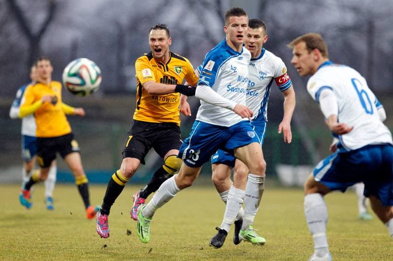 Football. I Liga. GKS Katowice - Flota Swinoujscie. 14.03.2015