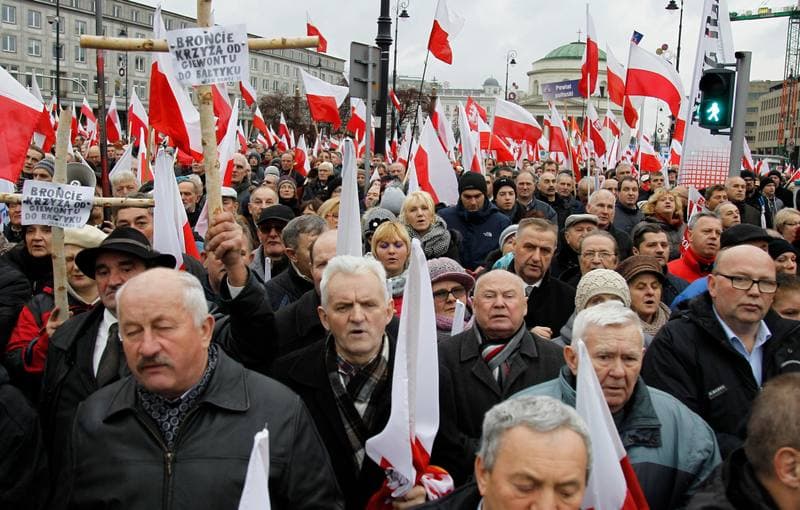 Freedom and Solidarity March. Warsaw. 13.12.2015