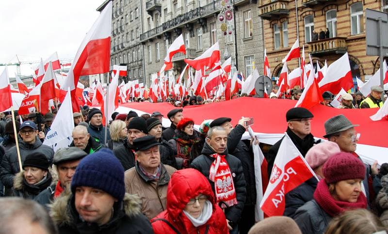 Freedom and Solidarity March. Warsaw. 13.12.2015