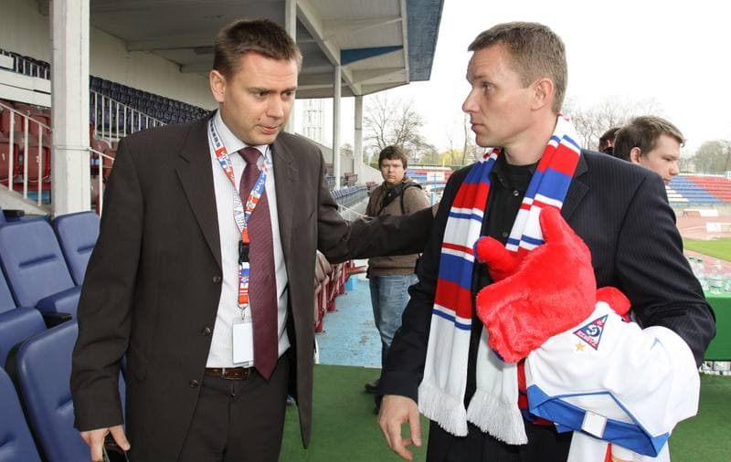 Football. Gornik Zabrze. Press Conference. 19.04.2010
