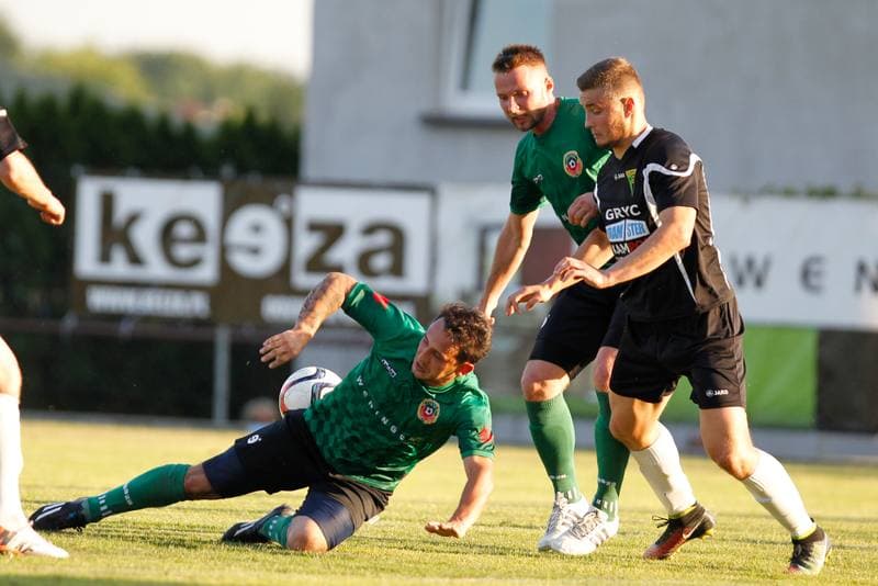 Football. Playoff for III Liga. Unia Turza Slaska - Gwarek Tarnowskie Gory. 22.06.2016