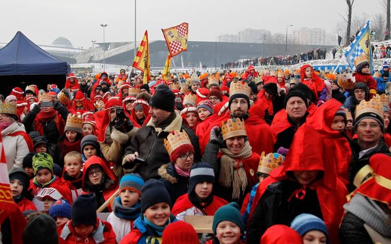 Three Kings Procession. Katowice. 06.01.2016
