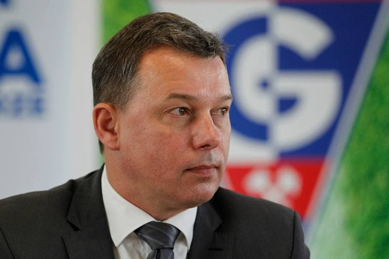 Football. Gornik Zabrze. Press Conference. 27.05.2016