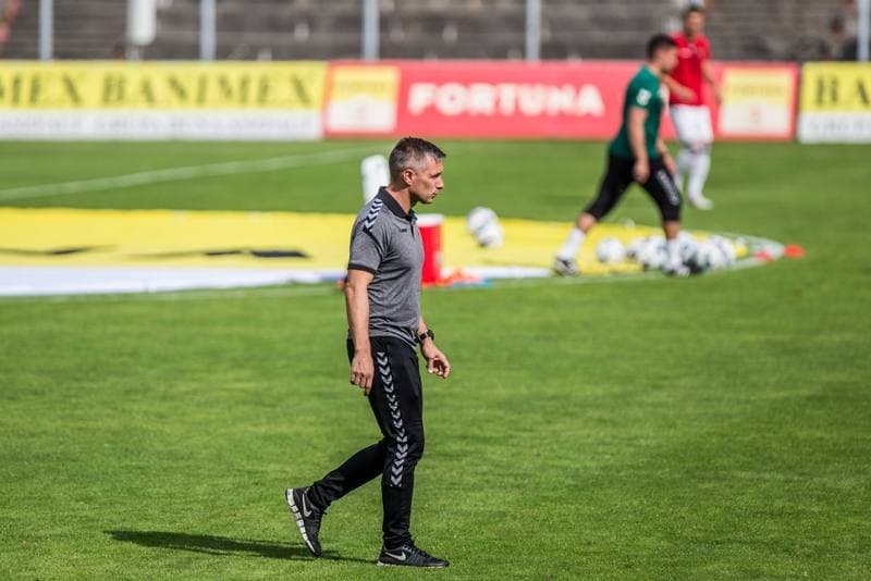 Football. Fortuna I Liga. Zaglebie Sosnowiec - Puszcza Niepolomice. 12.09.2021