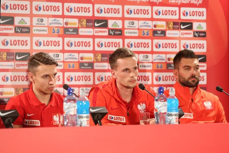 Football. Poland national team. Press Conference. 25.03.2018