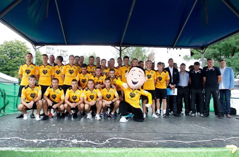 Football. GKS Katowice. Presentation. 26.07.2014