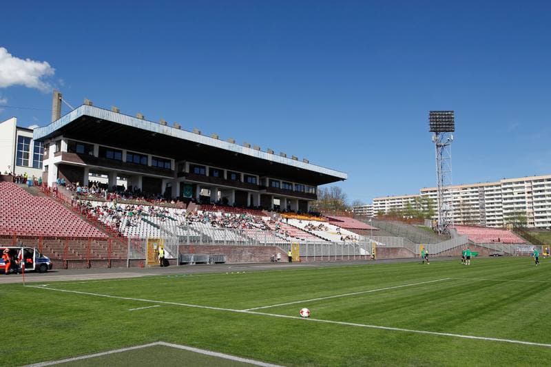 Football. II Liga. GKS 1962 Jastrzebie - Warta Poznan. 14.04.2018
