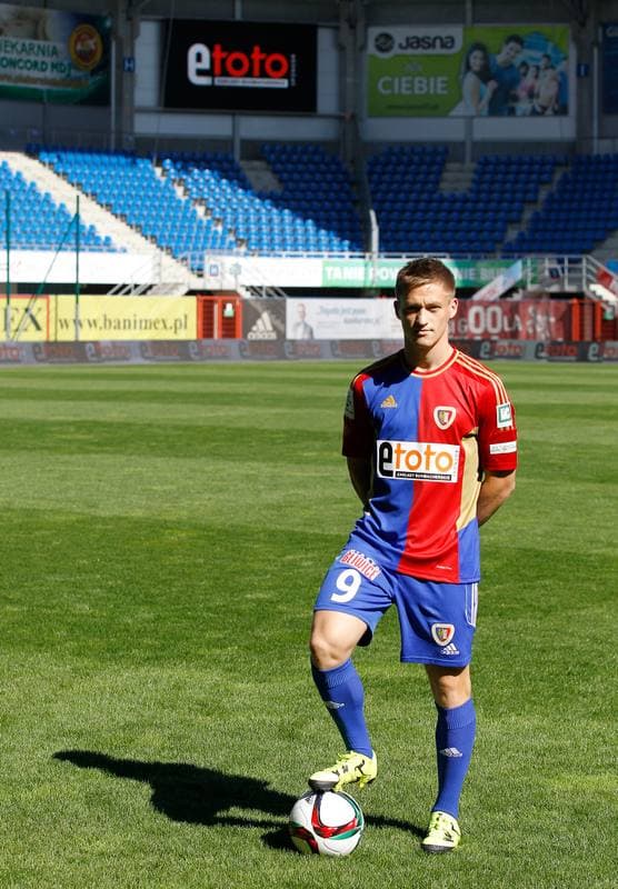 Football. Piast Gliwice. Press Conference. 17.09.2015