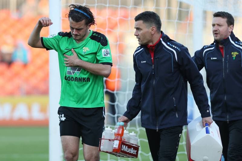 Football. Ekstraklasa. Termalica Bruk-Bet Nieciecza - Gornik Leczna. 30.04.2016