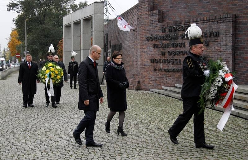 Prime Minister Ewa Kopacz. Visit to KWK Wujek. 22.10.2015
