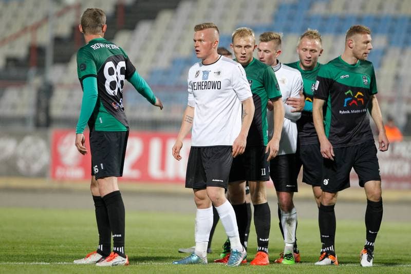 Football. II Liga. ROW Rybnik - Gryf Wejherowo. 14.10.2016
